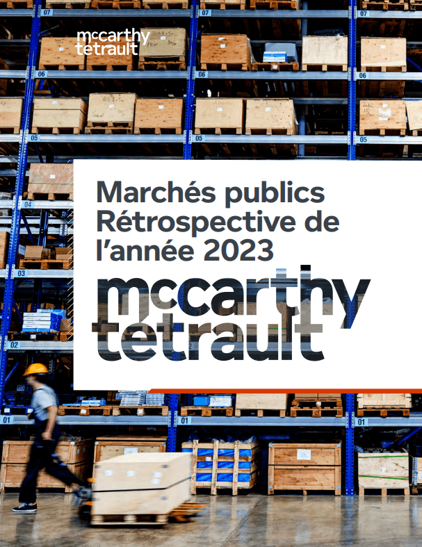 Rétrospective de l’année 2023 en droit des marchés publics