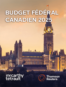 Budget fédéral canadien de 2025 – Mesures fiscales