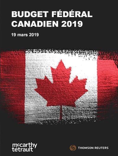 Commentaire relatif au budget fédéral de 2019 – Mesures fiscales