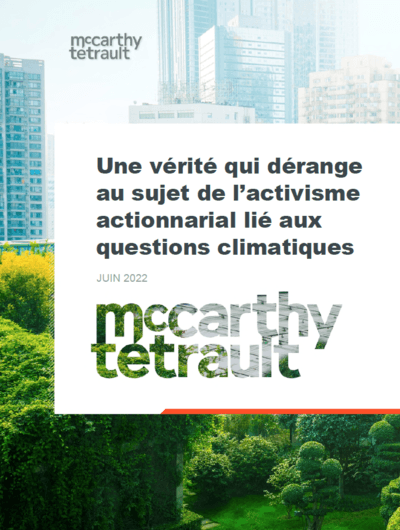 Une vérité qui dérange au sujet de l’activisme actionnarial lié aux questions climatiques
