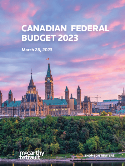 2023 Canadian Federal Budget Commentary – Clean Energy and Tax Incentives