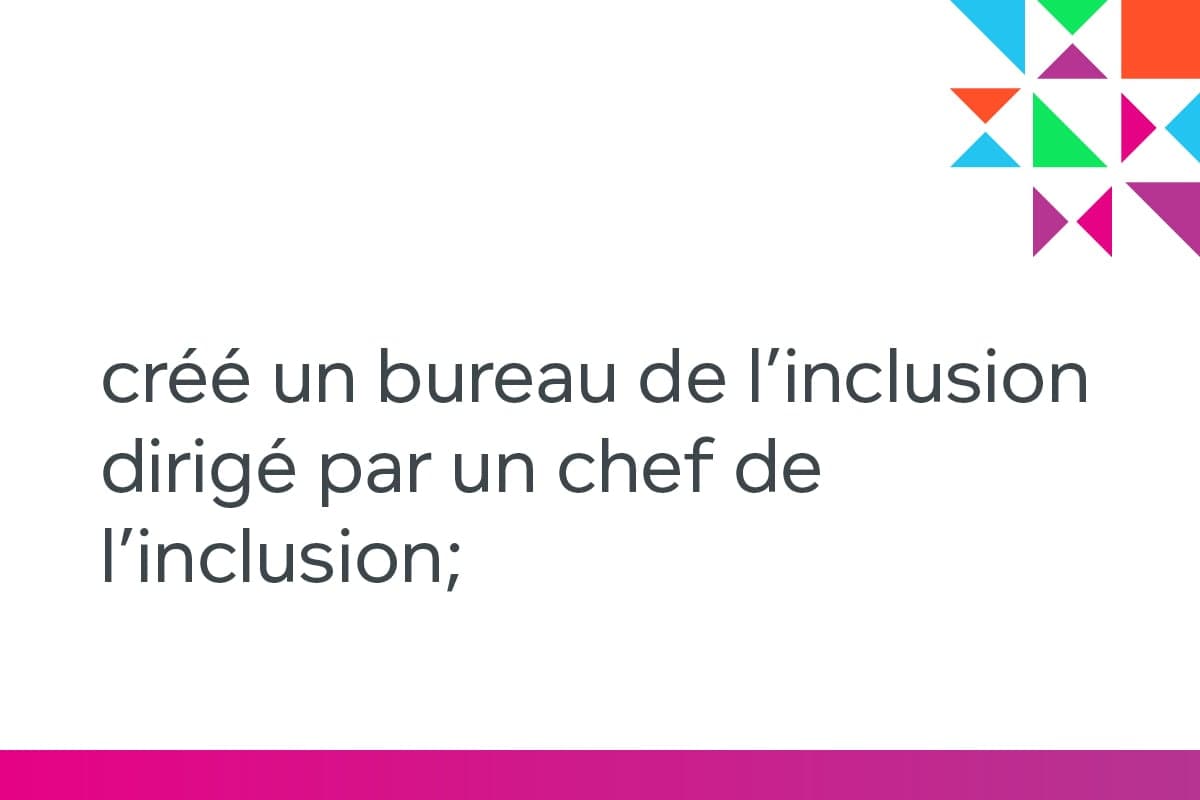 bureau de l’inclusion