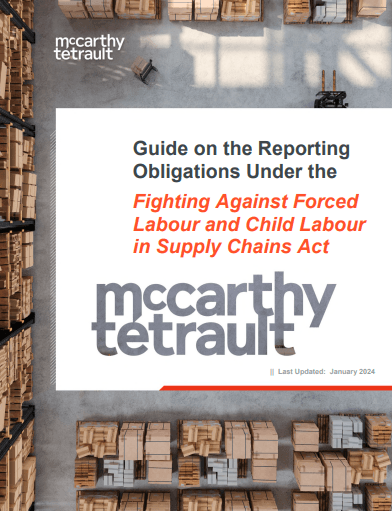 Esclavage moderne : Guide sur les obligations en matière de rapport en vertu de la Loi sur la lutte contre le travail forcé et le travail des enfants dans les chaînes d’approvisionnement – Mis à jour en avril 2025