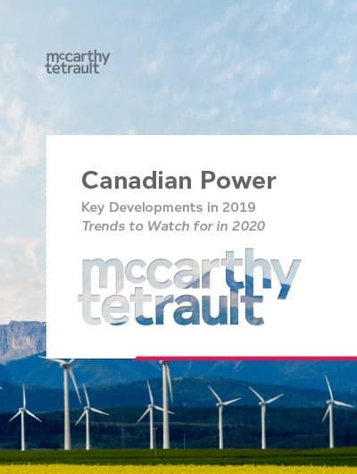 McCarthy Tétrault’s Fifth Edition of Canadian Power