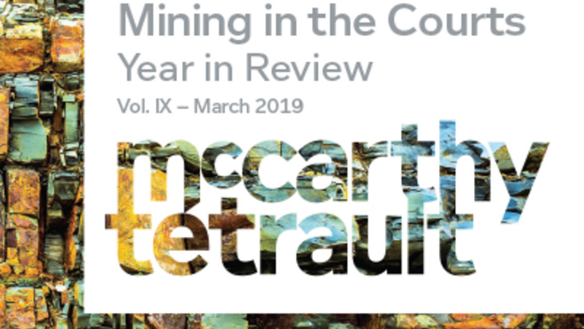 Cover of Mining in the Courts