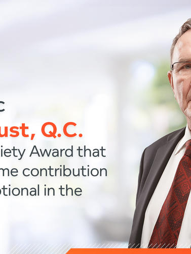 McCarthy Tétrault Counsel Leonard Doust, Q.C., receives Law Society Award