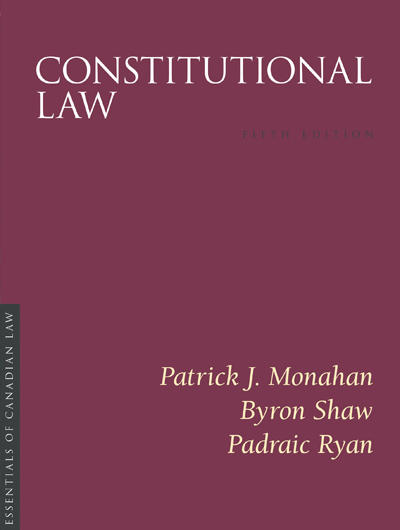 Constitutional Law, 5th Edition Book Cover