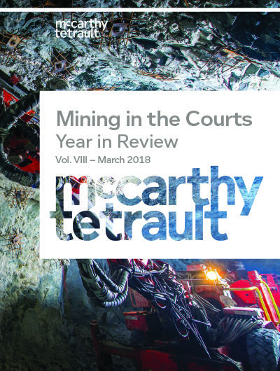Mining in the Courts, Year in Review Cover Image