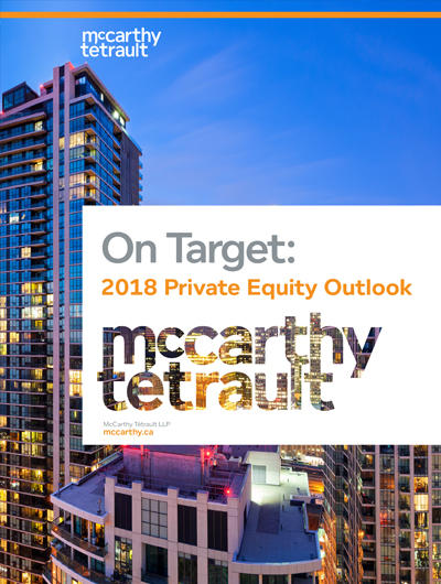 On Target: 2018 Private Equity Outlook - Learn more about trends to watch - Book Cover