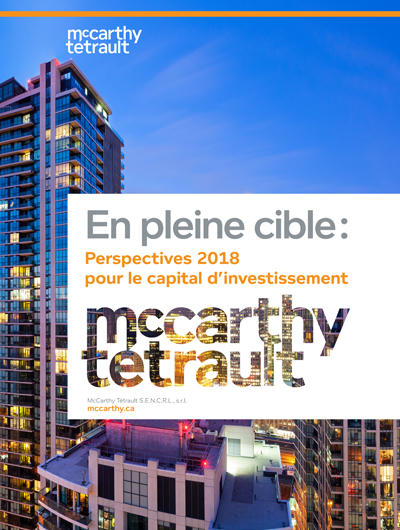 En pleine cible : Perspectives 2018 pour le capital d’investissement - Couverture