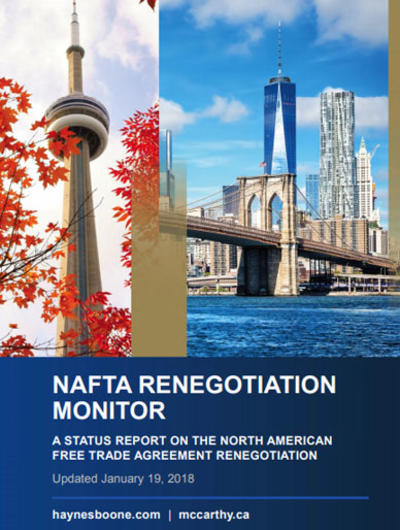 NAFTA Renegotiation Monitor Book Cover