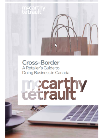 Book cover for Cross-Border: A Retailer’s Guide to Doing Business in Canada Available Now