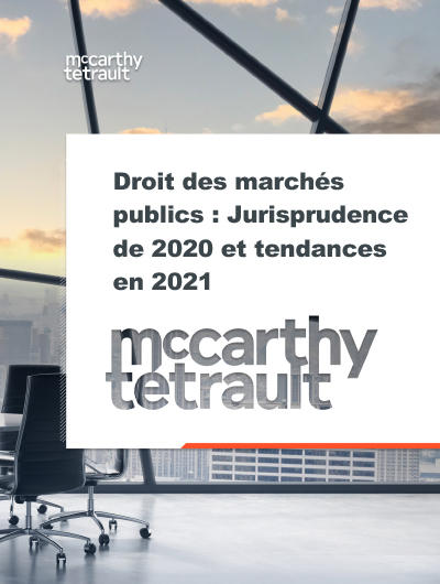 L’activité en droit des marchés publics en 2020 a préparé le terrain pour les tendances en 2021