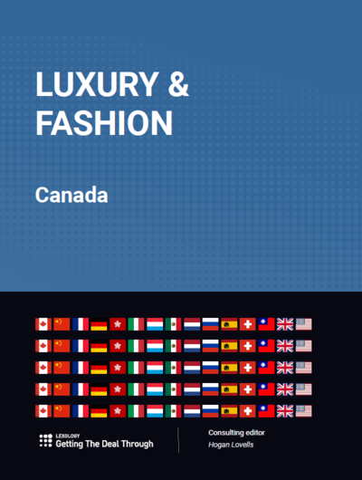 Guide Lexology Luxury & Fashion 2022 (Canada)