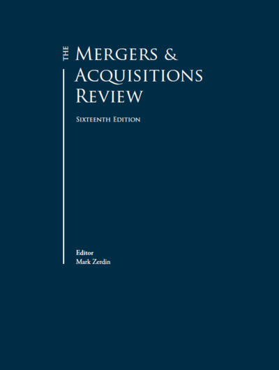 The Mergers & Acquisitions Review, Sixteenth Edition – Canada chapter