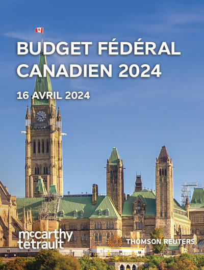 Commentaire relatif au budget fédéral de 2024 – Mesures fiscales